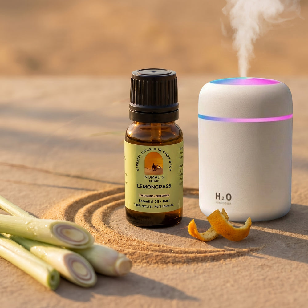Lemongrass Essential Oil + Free Diffuser