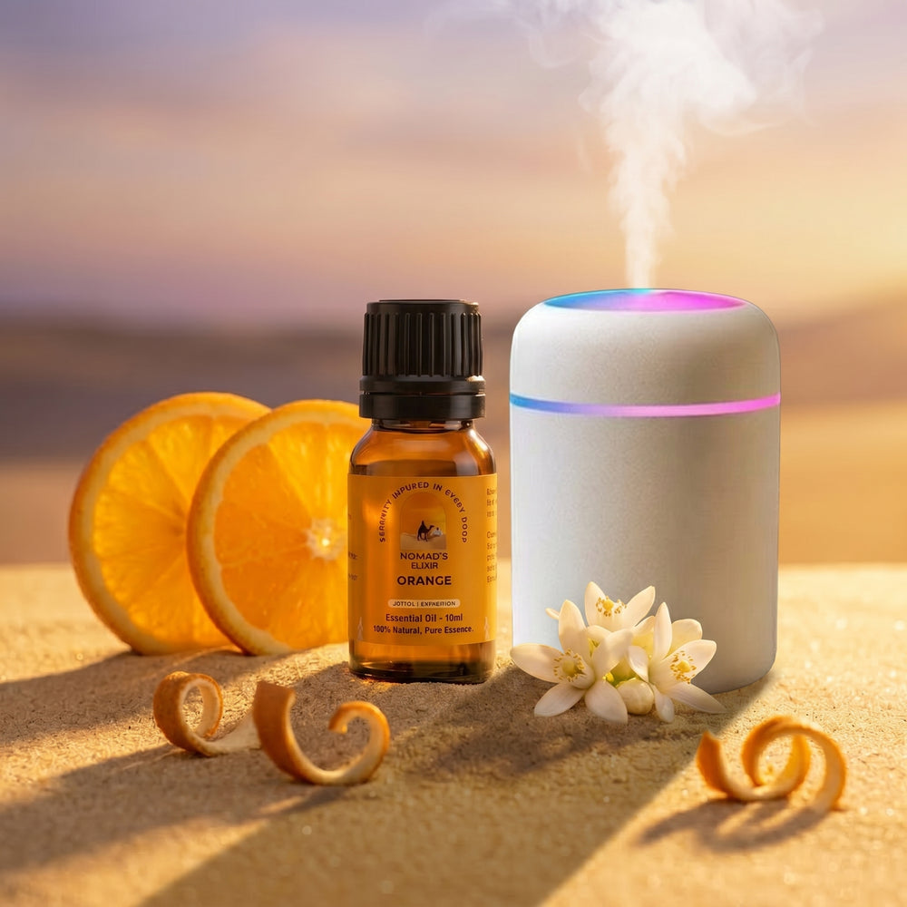 Orange Essential Oil + Free Diffuser