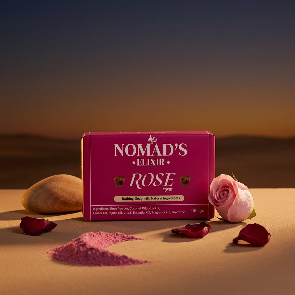 Rose Bathing Soap (Pack of 4)