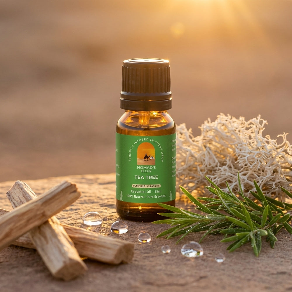 Tea Tree Essential Oil + Free Diffuser