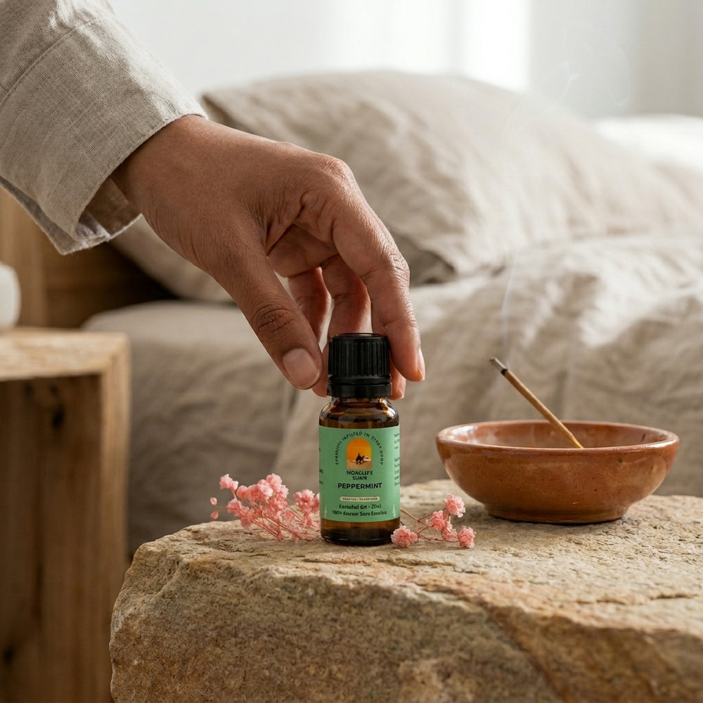 Peppermint Essential Oil + Free Diffuser