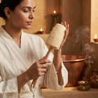 Long-Handle Body Loofah Scrub