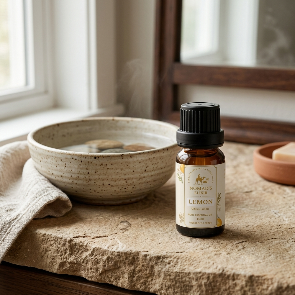 Nomad's Elixir Lemon Essential Oil + Free Diffuser - Image 5